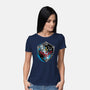 Wild Adventure-Womens-Basic-Tee-rocketman_art
