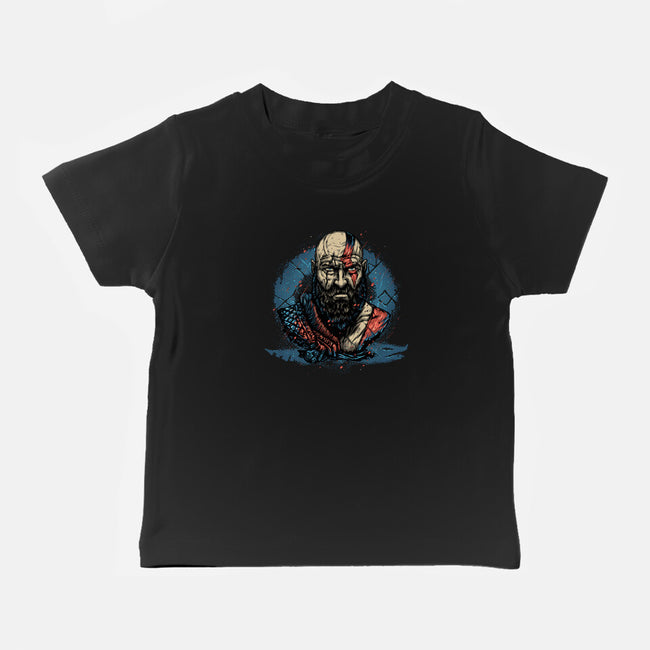 Forged In Battle-Baby-Basic-Tee-glitchygorilla