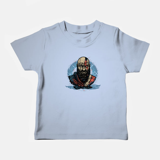 Forged In Battle-Baby-Basic-Tee-glitchygorilla