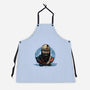 Forged In Battle-Unisex-Kitchen-Apron-glitchygorilla