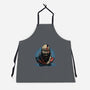 Forged In Battle-Unisex-Kitchen-Apron-glitchygorilla