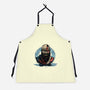 Forged In Battle-Unisex-Kitchen-Apron-glitchygorilla