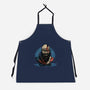 Forged In Battle-Unisex-Kitchen-Apron-glitchygorilla