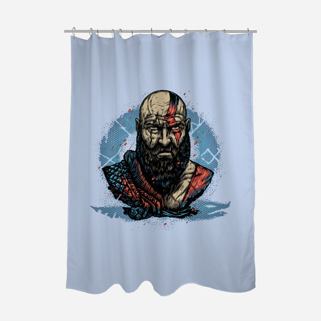 Forged In Battle-None-Polyester-Shower Curtain-glitchygorilla