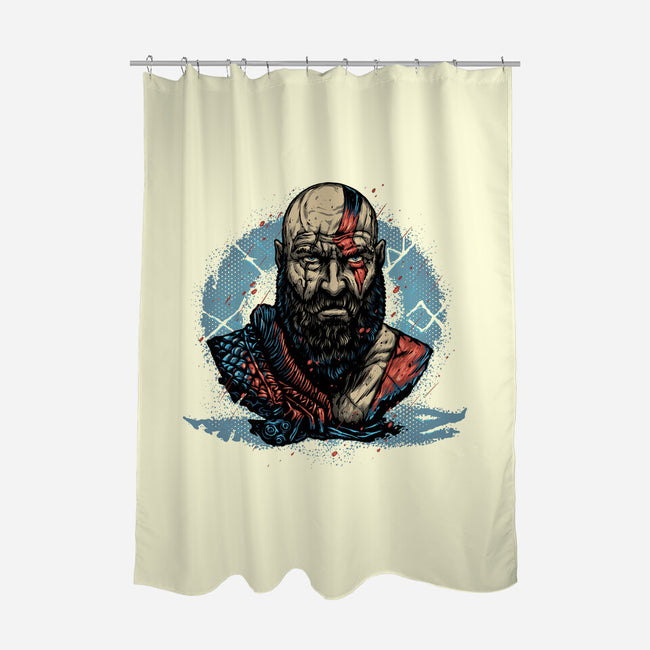 Forged In Battle-None-Polyester-Shower Curtain-glitchygorilla