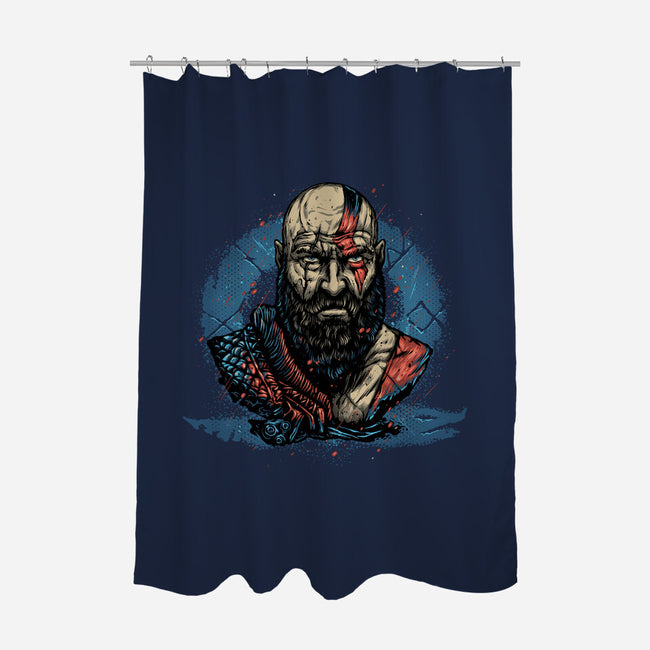 Forged In Battle-None-Polyester-Shower Curtain-glitchygorilla