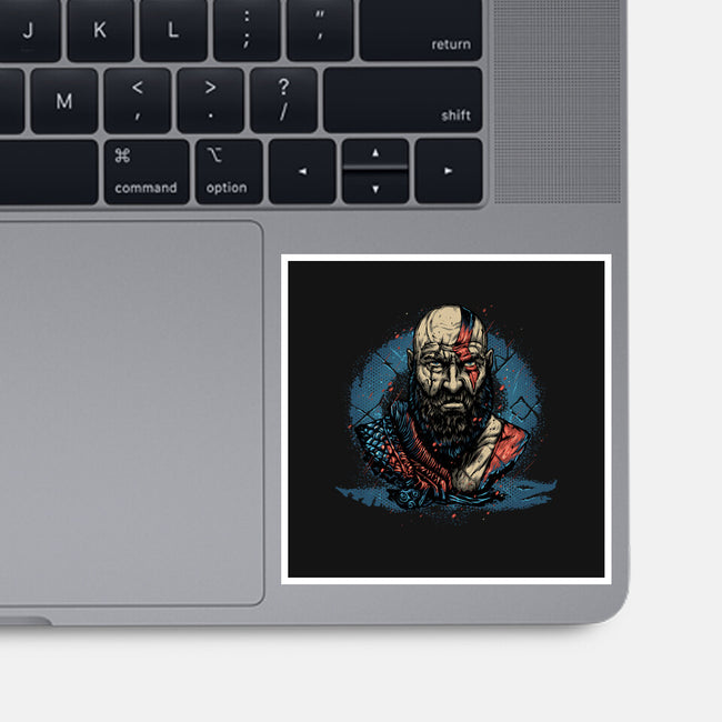 Forged In Battle-None-Glossy-Sticker-glitchygorilla