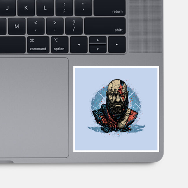 Forged In Battle-None-Glossy-Sticker-glitchygorilla