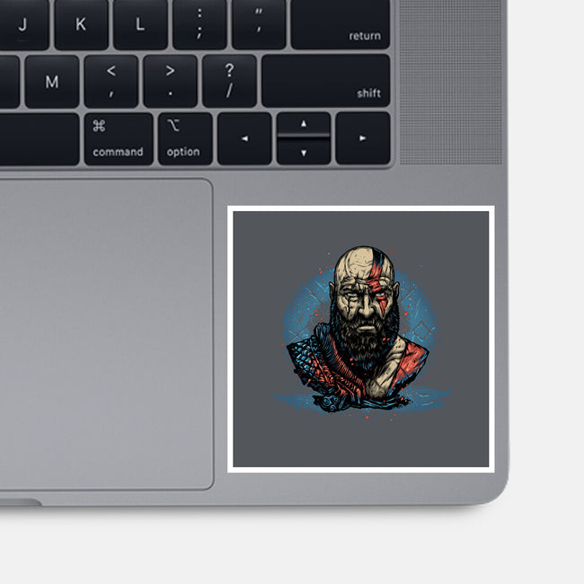 Forged In Battle-None-Glossy-Sticker-glitchygorilla