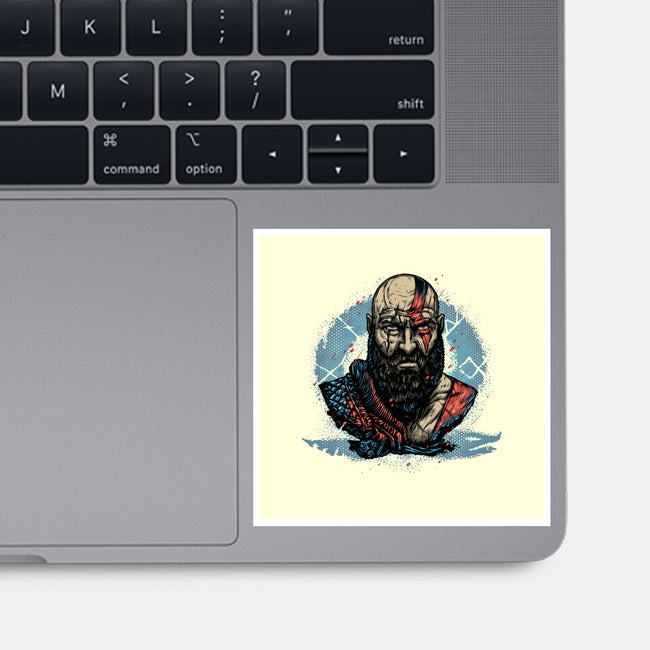 Forged In Battle-None-Glossy-Sticker-glitchygorilla