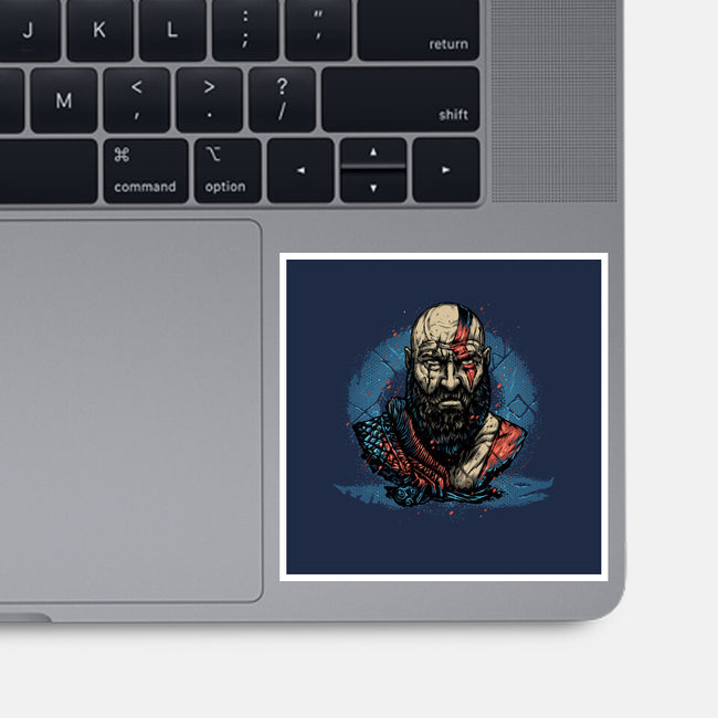 Forged In Battle-None-Glossy-Sticker-glitchygorilla