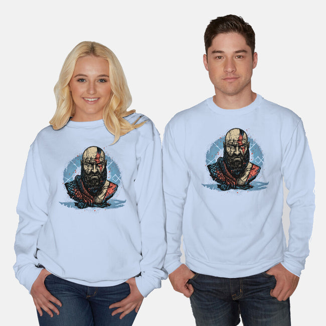 Forged In Battle-Unisex-Crew Neck-Sweatshirt-glitchygorilla