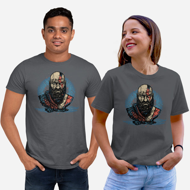Forged In Battle-Unisex-Basic-Tee-glitchygorilla