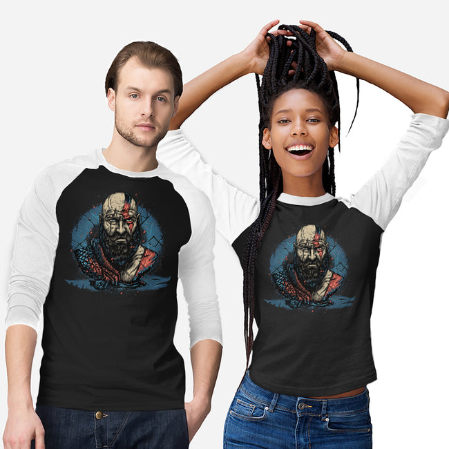 Forged In Battle-Unisex-Baseball-Tee-glitchygorilla