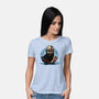 Forged In Battle-Womens-Basic-Tee-glitchygorilla