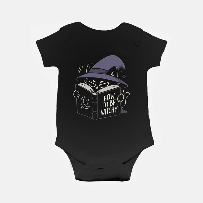 How To Be Witchy-Baby-Basic-Onesie-koalastudio