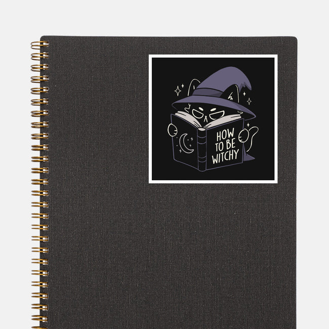 How To Be Witchy-None-Glossy-Sticker-koalastudio