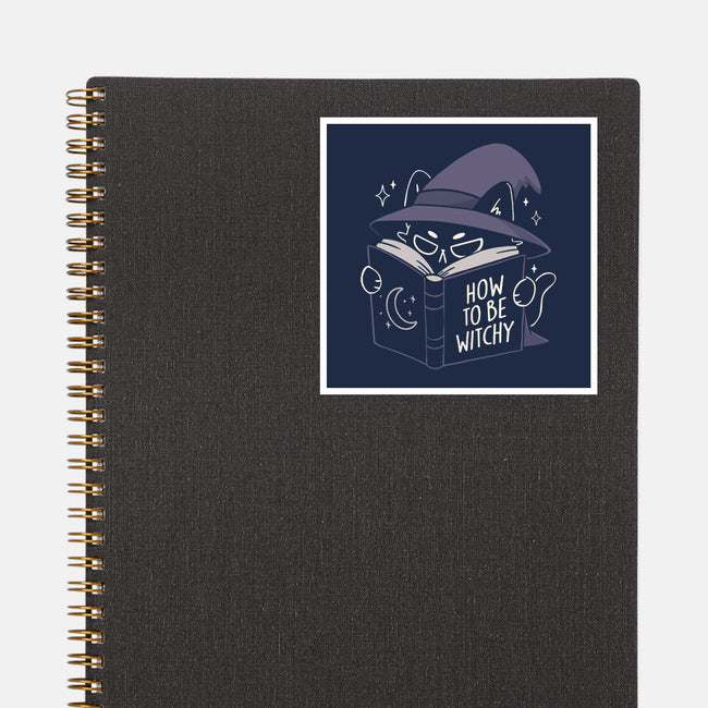 How To Be Witchy-None-Glossy-Sticker-koalastudio