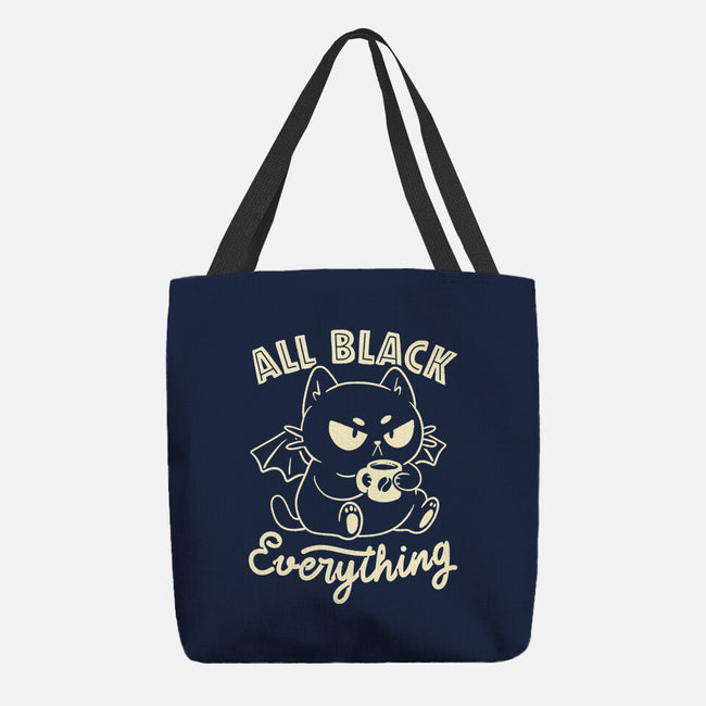 All Black Everything-None-Basic Tote-Bag-koalastudio