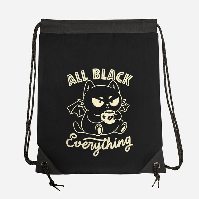 All Black Everything-None-Drawstring-Bag-koalastudio