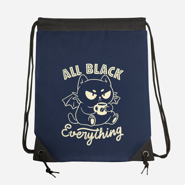 All Black Everything-None-Drawstring-Bag-koalastudio