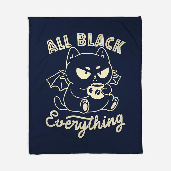 All Black Everything-None-Fleece-Blanket-koalastudio
