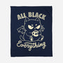 All Black Everything-None-Fleece-Blanket-koalastudio