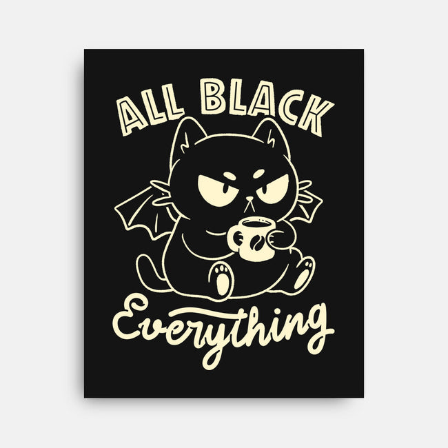 All Black Everything-None-Stretched-Canvas-koalastudio
