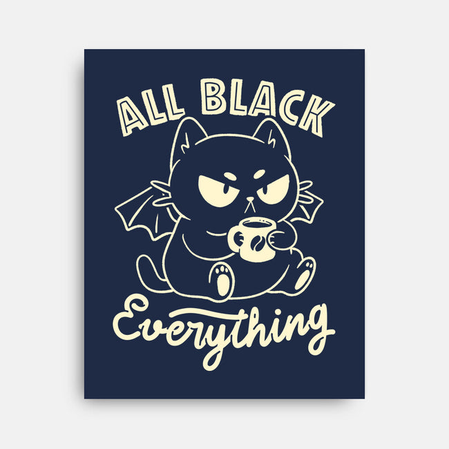 All Black Everything-None-Stretched-Canvas-koalastudio