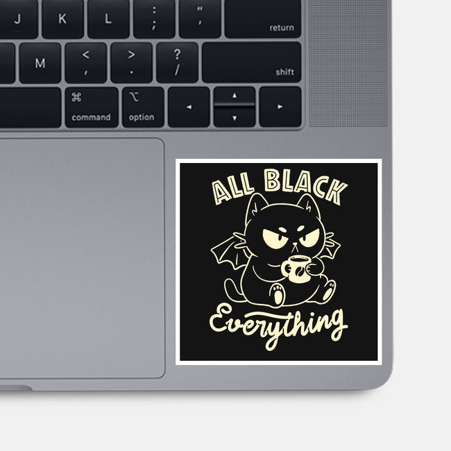 All Black Everything-None-Glossy-Sticker-koalastudio