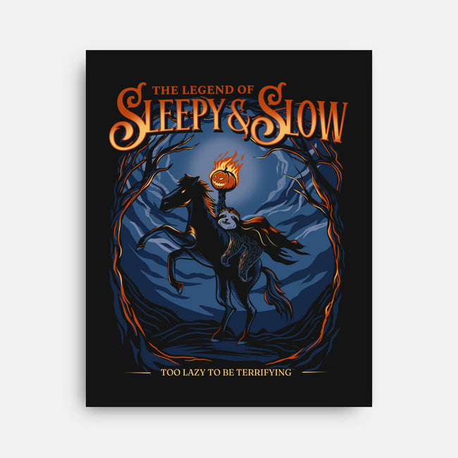 The Legend Of Sleepy And Slow-None-Stretched-Canvas-Danhood