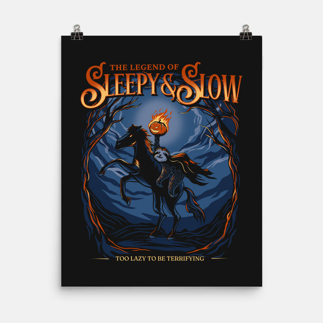 The Legend Of Sleepy And Slow-None-Matte-Poster-Danhood