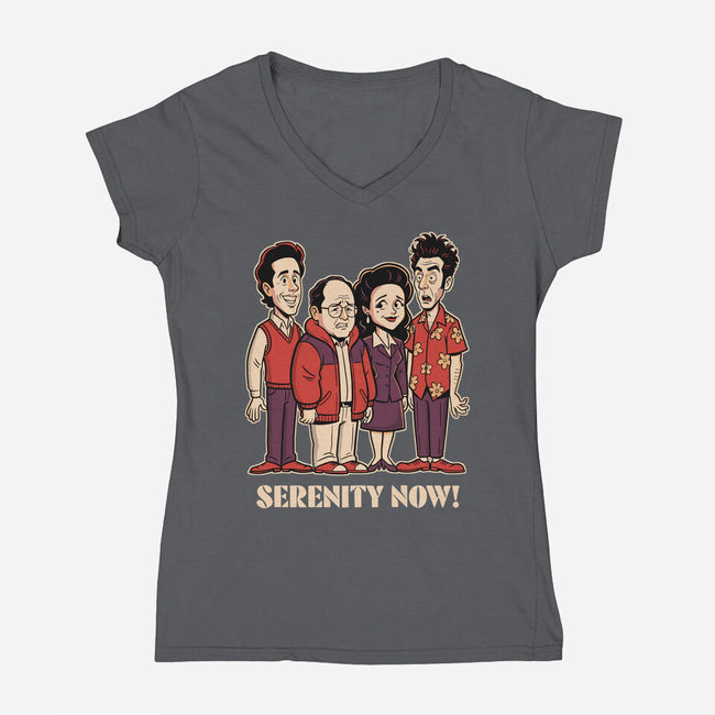 Insanity Later-Womens-V-Neck-Tee-P1yu5h