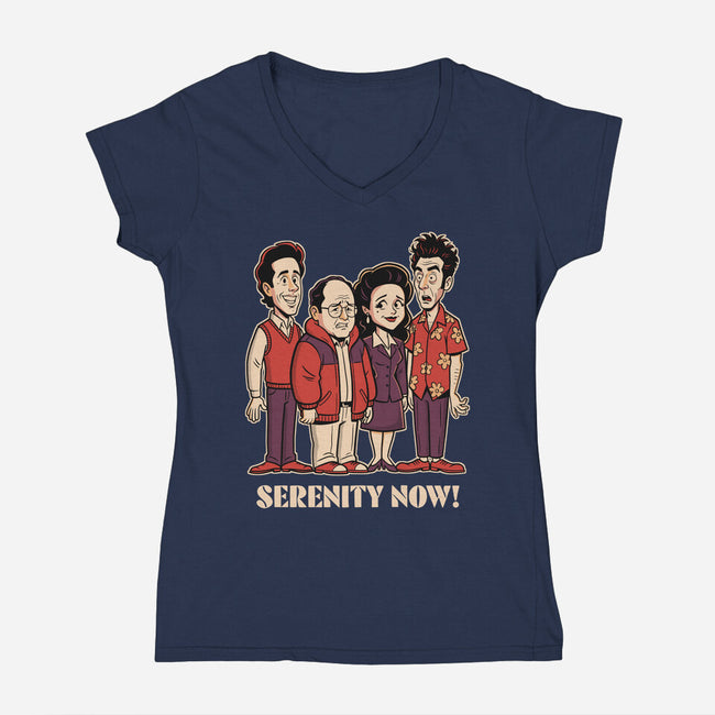 Insanity Later-Womens-V-Neck-Tee-P1yu5h