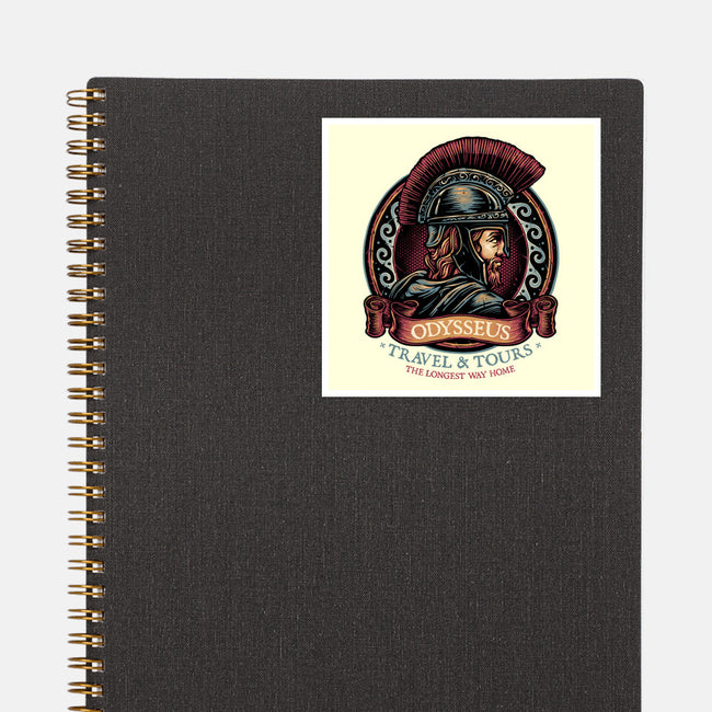 Odysseus Travel And Tours-None-Glossy-Sticker-glitchygorilla