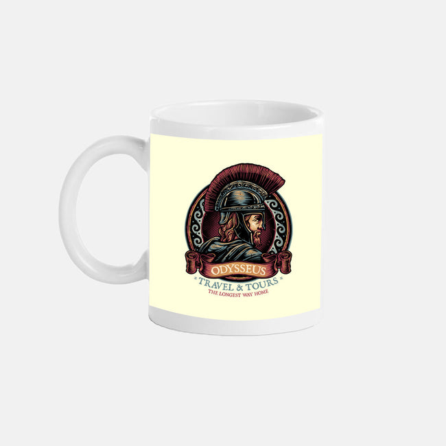 Odysseus Travel And Tours-None-Mug-Drinkware-glitchygorilla