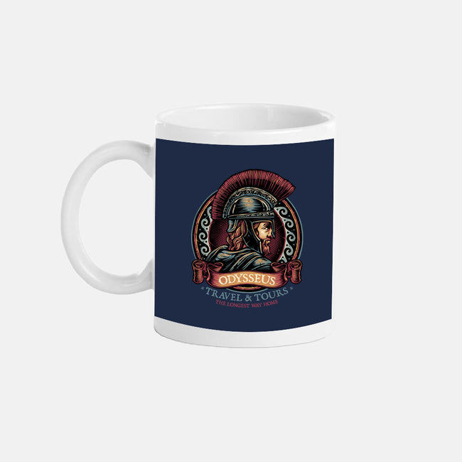 Odysseus Travel And Tours-None-Mug-Drinkware-glitchygorilla