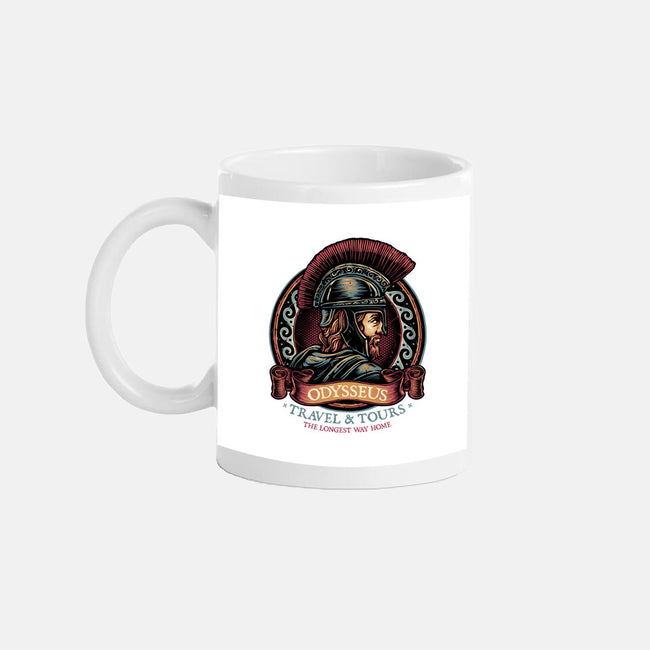 Odysseus Travel And Tours-None-Mug-Drinkware-glitchygorilla