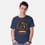 Odysseus Travel And Tours-Mens-Basic-Tee-glitchygorilla