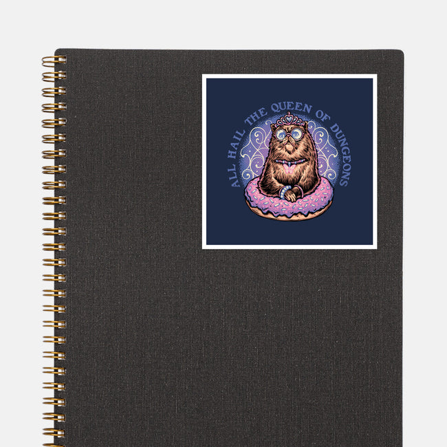 The Queen Of Dungeons-None-Glossy-Sticker-glitchygorilla