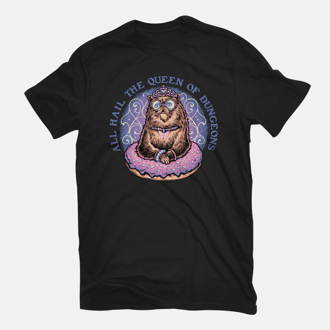The Queen Of Dungeons-Womens-Basic-Tee-glitchygorilla