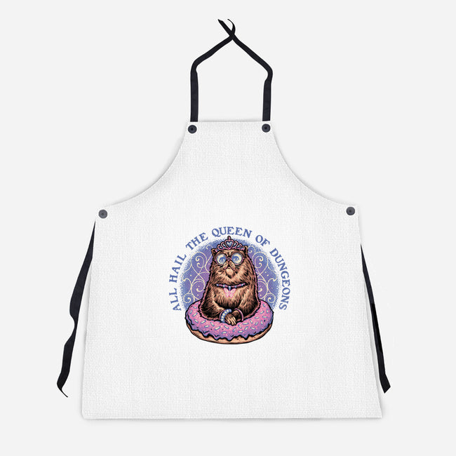 The Queen Of Dungeons-Unisex-Kitchen-Apron-glitchygorilla