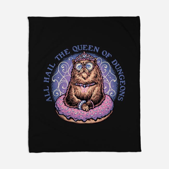 The Queen Of Dungeons-None-Fleece-Blanket-glitchygorilla