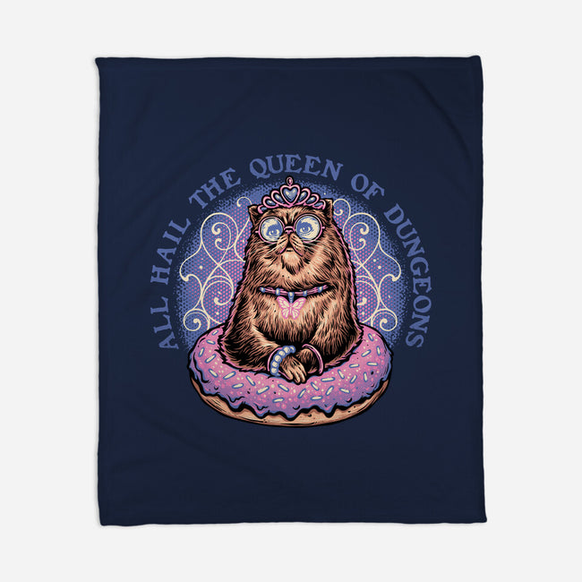 The Queen Of Dungeons-None-Fleece-Blanket-glitchygorilla