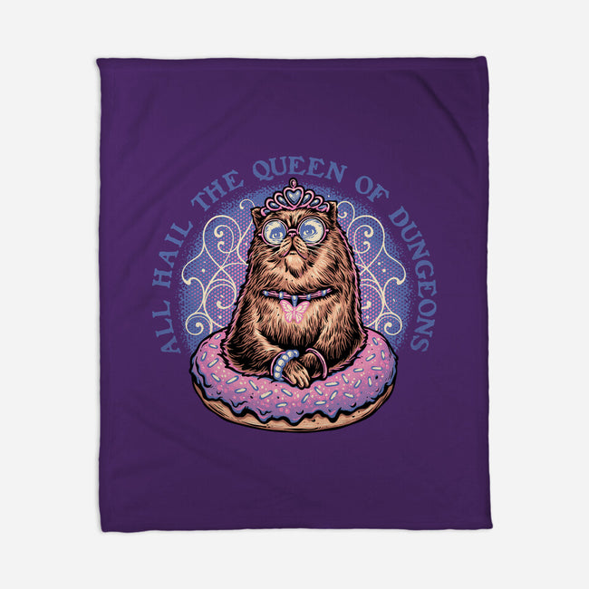The Queen Of Dungeons-None-Fleece-Blanket-glitchygorilla