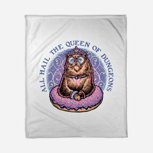 The Queen Of Dungeons-None-Fleece-Blanket-glitchygorilla