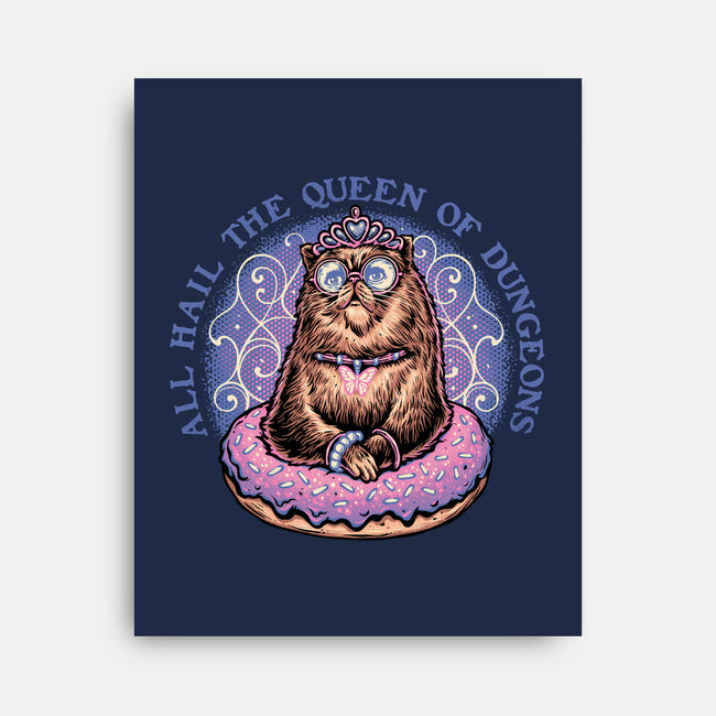 The Queen Of Dungeons-None-Stretched-Canvas-glitchygorilla