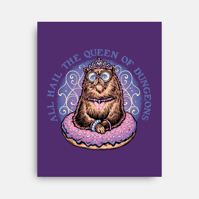 The Queen Of Dungeons-None-Stretched-Canvas-glitchygorilla