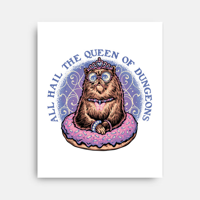 The Queen Of Dungeons-None-Stretched-Canvas-glitchygorilla