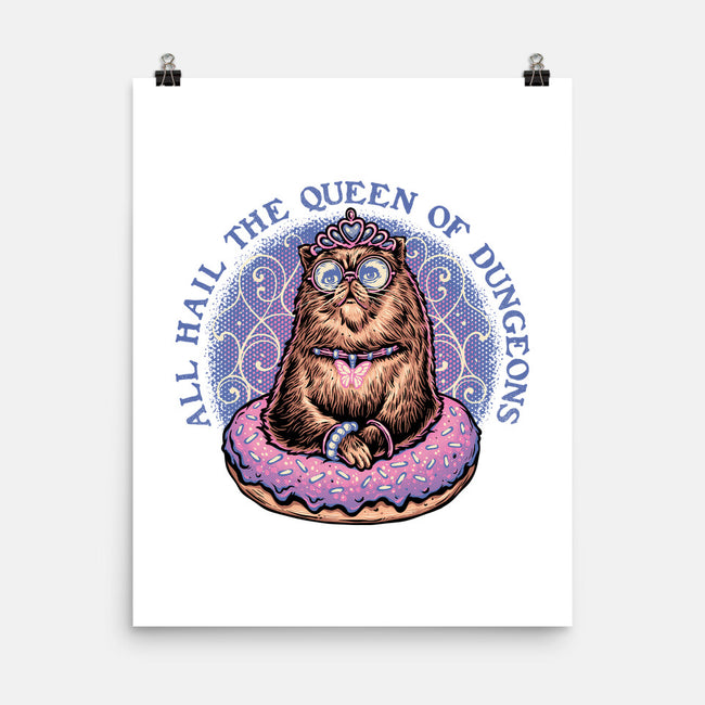 The Queen Of Dungeons-None-Matte-Poster-glitchygorilla